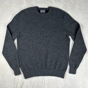 Mack Weldon Sweater Men’s Medium Gray Tech Cashmere Merino Wool Crew Neck
